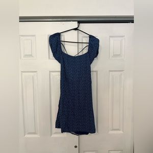 LA Hearts Blue Floral Mini Dress